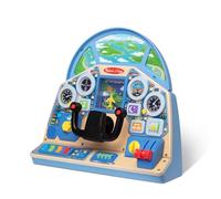 Melissa & Doug Panel de Instrumentos Interactivo de piloto de avión a reacción, Juguete de Madera para niños y niñas a Partir de 3 años - Certificados FSC
