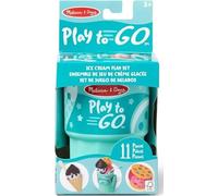 MELISSA & DOUG Play To Go Ice Cream Play Set de juguete, 1 EA