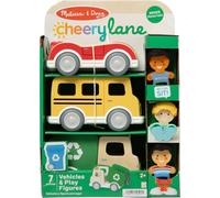Melissa & Doug Playset CheeryLn Vehicles Plyst