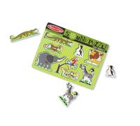 MELISSA & DOUG - Puzzle 2 Años Animales del Zoológico con Sonidos, Puzzle de Mad