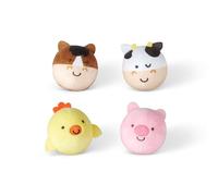 Melissa & Doug Rollables - Juguete de Amigos de la Granja para bebés y niños pequeños (4 Piezas)