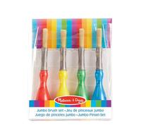 Melissa & Doug Set de 4 Pinceles Jumbo, Actividades Creativas para niños y Adultos, Juegos de Pintura para niños, Arte y Manualidades