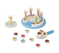 Melissa & Doug Pastel De Cumpleaños De Madera, Juguete Alimentario Para Niños, Juguetes De Imitación, 3+, Regalo Para Niño O Niña