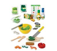 Melissa & Doug- Slice and Toss Salad Set Comida de Juguete de Madera, Multicolor (19310)