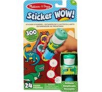 Melissa & Doug – Sticker Wow!™ Estampador y cuaderno 24 págs, 300 pegatinas – Dinosaurio