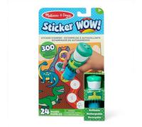 Melissa & Doug Sticker Wow!™ - Estampador de Pegatinas y Cuaderno de Actividades de 24 páginas, 300 Pegatinas, Juguete de Manualidades para la manipulación, Personaje Coleccionable - Dinosaurio
