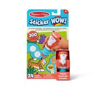 Melissa & Doug - Sticker Wow! Estampador Pegatinas Infantiles con Forma de Tigre: 24 Páginas de Actividades y 300 Stickers Infantiles - Manualidades Niños - Regalo Niño 3 años + - Certificados FSC