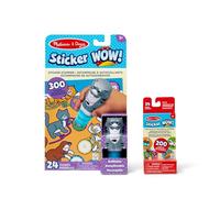 Melissa & Doug Sticker Wow Paquete de Gatos 24 páginas, estampador, Mini Cuaderno de Actividades, 500 Pegatinas, Juguete de Manualidades para la manipulación, Multicolor (50254)