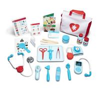 Melissa & Doug Kit Maletin de doctor, Juego de rol, Juego creativo de imitación, Jugar al médico, 25 elementos, Regalo para niños o niñas de 3 4 5 6 años