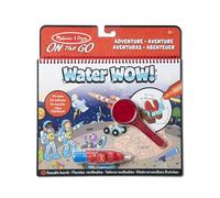 Melissa & Doug | Water Wow | Bloc de Actividades de Colorear con Agua sin ensuciar Reutilizable | Aventuras Deluxe | Juego Creativo | Pintura con Agua | Regalo Adecuado para niños y niñas | 3+