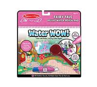Melissa & Doug | Water Wow | Bloc de actividades de colorear con agua sin ensuciar reutilizable | Hadas Deluxe | Juego creativo | Pintura con agua | Regalo adecuado para niños y niñas | 3+