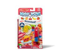 Melissa & Doug, Scented Water Wow, Bloc de Actividades Reutilizable con Colores Que se revelan con Agua Ideal para Viajar: Frutas, Multicolor (50286)