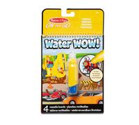 Melissa & Doug - Water Wow! VEHÍCULOS: Tablero y Bolígrafo de Agua, 4 Páginas Reutilizables Magic Water para Pintar con Agua - 6074877 - Manualidades Niños - Regalo Niño 3 años + - Certificados FSC