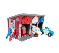 Melissa & Doug Wooden Keys & Cars Rescue Garage, Wooden Toys for 3 Year Old Boy Gifts, Toy Car Set & Emergency Services Station, Toddler Toy Cars for 3+ Year Old Boys & Girls 3 4 5 7