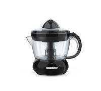 Melissa Exprimidor de cítricos - 40W eléctrico con recipiente de 0,7L - 2 conos para frutas grandes y pequeñas - Negro
