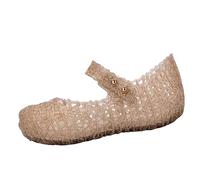 Melissa Mini Campana Papel BB, Sandalias Planas Niñas, Beis, 21 EU