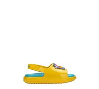 Melissa Mini Cloud Slide + FABULA BB, Sandalias Planas, Amarillo, 27 EU