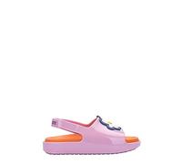 Melissa Mini Cloud Slide + FABULA BB, Sandalias Planas, Rosa, 24 EU