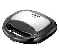 Melissa Sandwichera Maker Negro Acero Inox Parrilla Antiadherente Panini Gofres