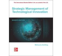 Melissa Schilli Strategic Management of Technological Innovation I (Tapa blanda)
