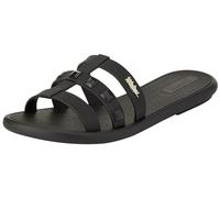MELISSA Sun Atlantis AD, Sandalias Planas Mujer, Negro, 39 EU