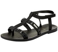 MELISSA Sun River AD, Sandalias Planas Mujer, Negro, 37 EU