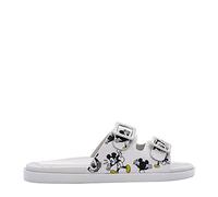 MELISSA Wide + Mickey and Friends AD, Sandalias Planas Mujer, Negro, 40 EU