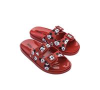 MELISSA Wide + Mickey and Friends AD, Sandalias Planas Mujer, Rojo, 39 EU