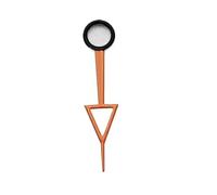 Melitare Manecillas de Reloj de Plata Ronda 515, Accesorio de Movimiento de Cuarzo con Ajuste Luminoso Cian, 1 ud.(Silver)
