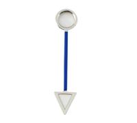 Melitare Manecillas de Reloj de Plata Ronda 515, Accesorio Luminoso de Color Cian, Accesorio de Movimiento de Cuarzo Ronda 515, 1 ud.(Hands a)