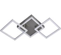 MeLiTec Lámpara LED De Techo D119, LED Pobre Orientable, Níquel Mate