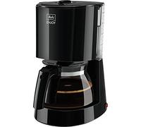 Cafetera de goteo - MELITTA 1017-02, 1000 W, 1,25 l, 10 tazas, Negro