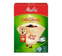 Melitta 102 - Filtros para cafeteras (3 zonas aromáticas, 80 unidades), color marrón