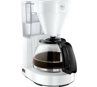 Melitta 1023-01 Easy - Cafetera de filtro con jarra de vidrio, capacidad 10 tazas (125 ml) blanco