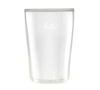 Melitta 4006508212910 Vasos Doble Grandes, 0.3 litros, Vidrio, Transparente