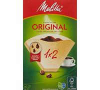 Melitta 502001 Filtros de Café Desechables, Papel, Natural, 1 x 2