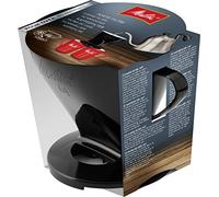 Melitta 6761018, Soporte para filtros de café, Para filtros de tamaño 1x4, Compatible con 1 jarra o 2 tazas, Plástico, Pour Over, Negro