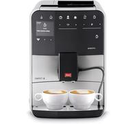 Melitta, Barista T Smart F831-101, Cafetera Superautomática con Molinillo Silencioso, App Connect, Pantalla Táctil, 18 Recetas, 15 Bares, 1450 W, 1,8 litros, Acero inoxidable, Plata/Negro