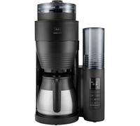 Melitta AromaFresh Therm Pro Cafetera de Goteo con Molinillo 8 Tazas Negra