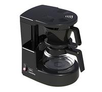 Melitta Cafetera de filtro con jarra de vidrio, Para 2 tazas de café, Aromaboy, Negro, 1015-02