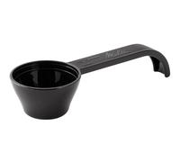 Melitta Cuchara Plástico Café Pour Over, 8, 10 o 12 Gramos | con Líneas Medidoras | Mango Ergonómico | Fondo Plano |13,5 Centímetros | Negro