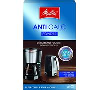 Melitta, Descalcificador en polvo para cafeteras de filtro, 6 x 20 g