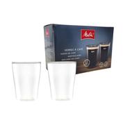 Melitta Dos Capas Gafas 2er-Set Tazas Espresso Vaso Térmico Vidrio Borosilicato