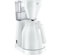 Melitta Easy Therm II 1023-05 - Cafetera de goteo con jarra térmica y tapa Easy Click, cafetera de filtro con portafiltros pivotante y antigoteo, máquina de café para hasta 8 tazas, 1 L, blanco