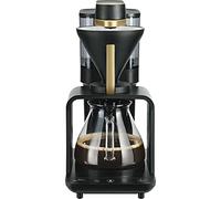 Melitta EPOUR Pour Over Kaffeemaschine: Einzigartiges Brühsystem & innovatives Design, Schwarz-Silber