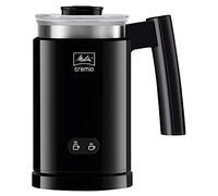 Melitta Espumador de leche, Para leche caliente o fría, 3 cabezales incluidos (latte macchiato, capuchino, leche caliente), CREMIO II, Negro, 1014-02