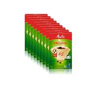 Melitta Filtros de café 1x2/80 marrón natural (9 x Pack de 80 filtros)