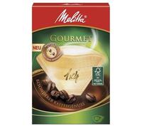 Melitta Gourmet - Filtros de café 1x4, color marrón