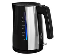 Hervidor y Tetera Eléctrica Melitta LOOK AQUA II BLACK EU Negro/Plateado Acero Inoxidable 2400 W 1,7 L