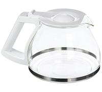 Melitta - Jarra de cristal para f.1011-05,1011-07 Look Deluxe, color blanco y acero inoxidable